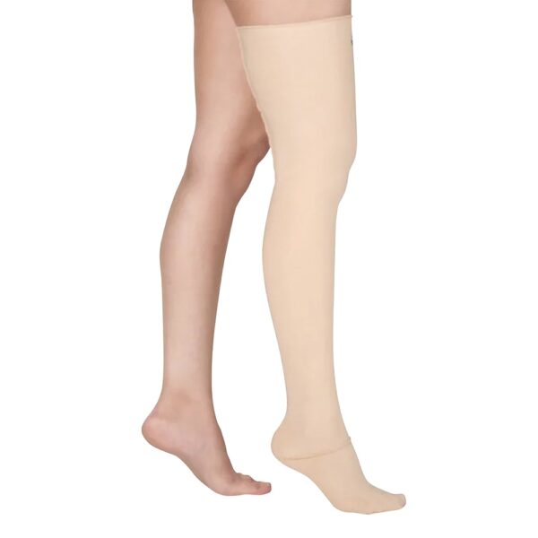 Media de Compresión Medio Muslo con Pie Cerrado