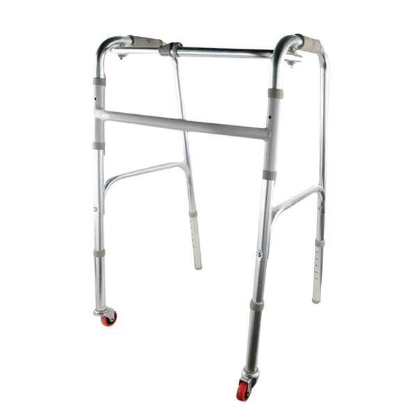 Andadera Plegable Reforzada con Ruedas Delanteras de 360