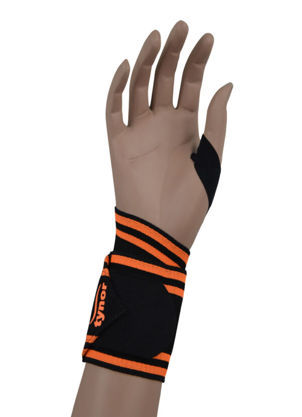 Muñequera deportiva con sujetador de pulgar