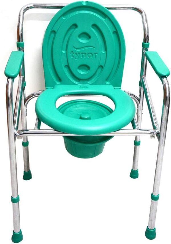 Silla Comodo Cromada Altura Ajustable